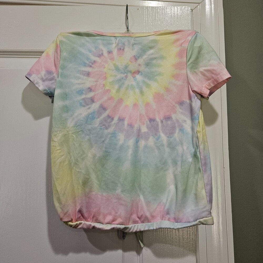 BTween Girl's Size 7 "One of a Kind" Unicorn Sequin Tie-Dye Shirt - Picture 5 of 5